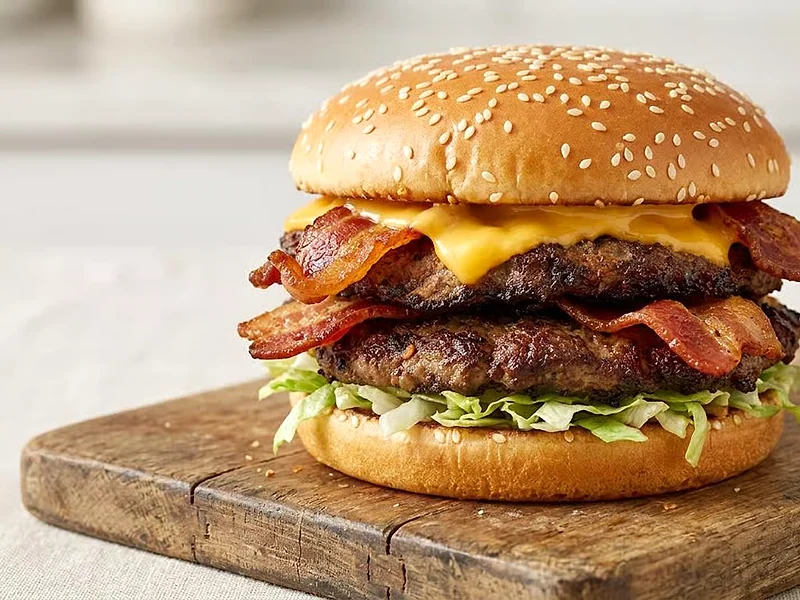 Double Bacon Burger