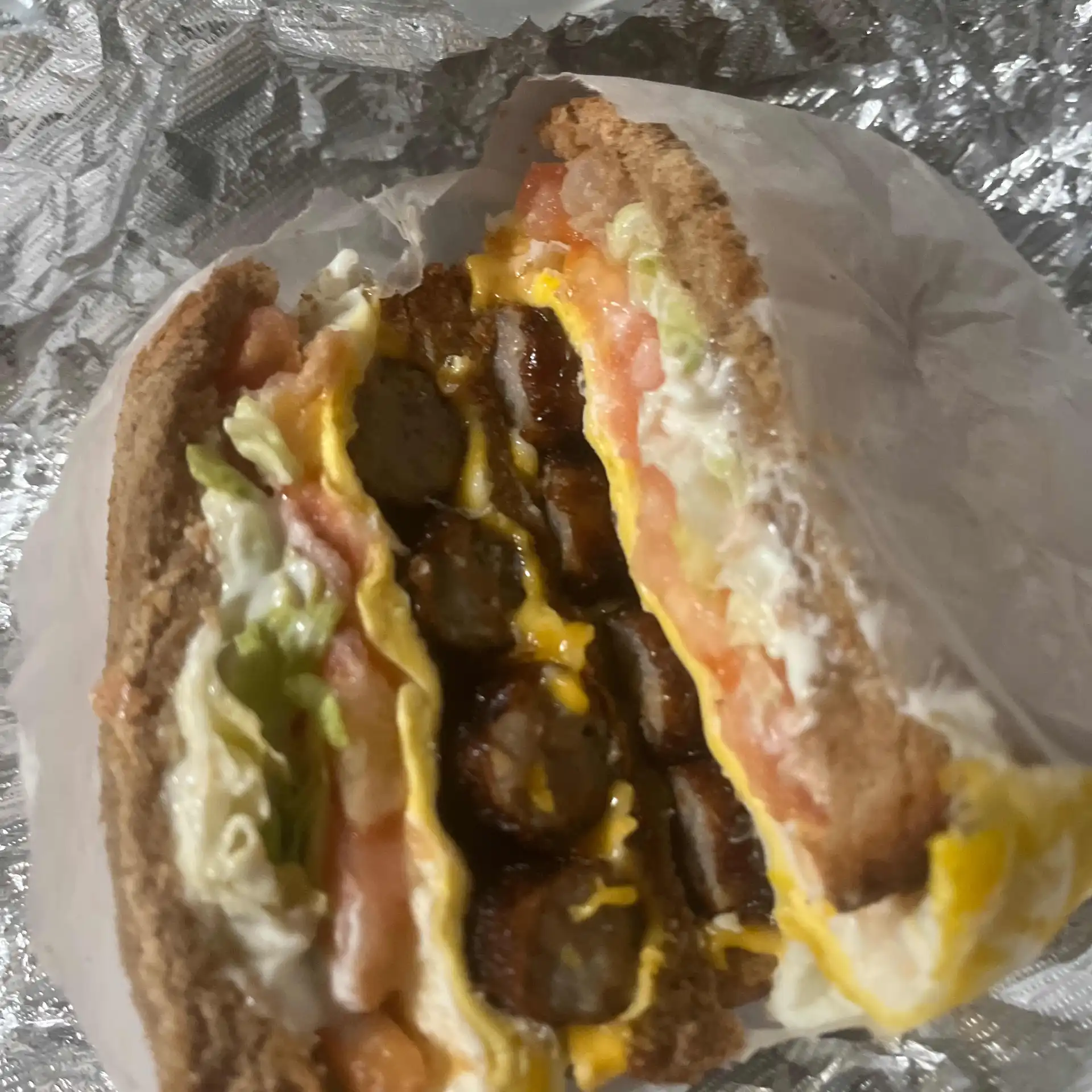 Sausage & Egg Sandwich (5 Pieces)